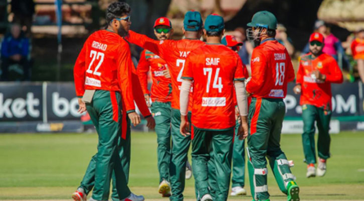 সাইফউদ্দিনের ব্যাটে বলের সিরিজে সমতা ফেরাল বাংলাদেশ