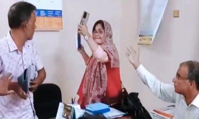 সেই শিক্ষিকা সাময়িক বরখাস্ত, ধরাছোঁয়ার বাইরে শাহেদ আলী
