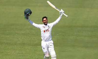 তানজিদের সেঞ্চুরিতে অজিদের বিরুদ্ধে বাংলাদেশের লিড ১৫৩ রান