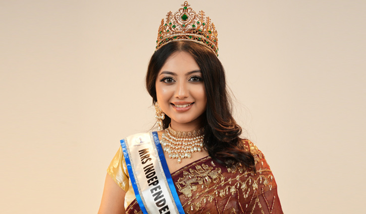 প্রথমবার ‘মিসেস ইন্ডিপেন্ডেন্ট ইন্টারন্যাশনাল’ মুকুট জিতলেন বাংলাদেশের তমা রশিদ