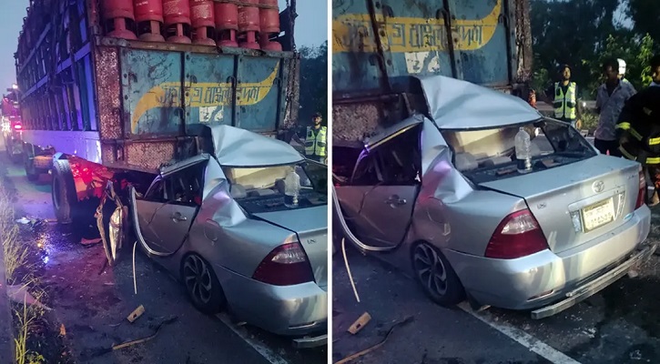 ঢাকা-ভাঙ্গা এক্সপ্রেসওয়েতে সড়ক দুর্ঘটনায় নিহত ৫